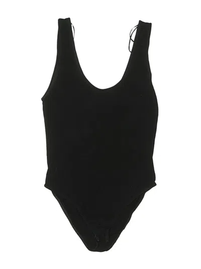 Pre-owned Zara Bodysuit In Black