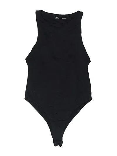 Pre-owned Zara Bodysuit In Black
