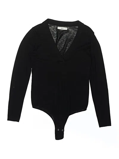 Pre-owned Zara Bodysuit In Black