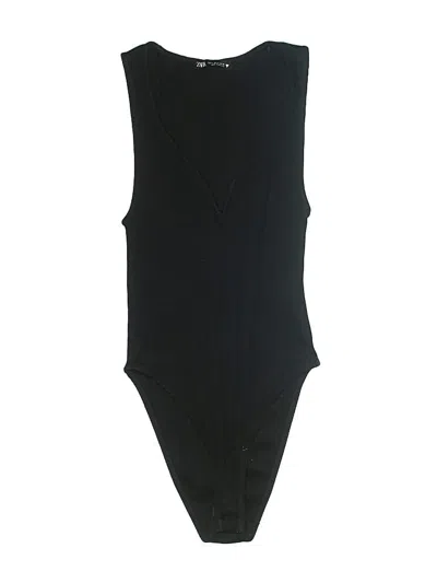 Pre-owned Zara Bodysuit In Black