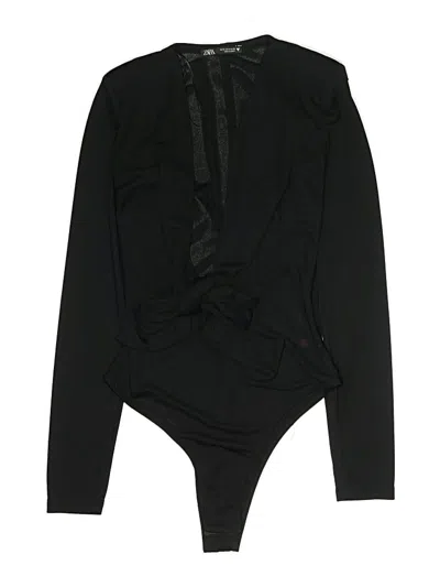 Pre-owned Zara Bodysuit In Black