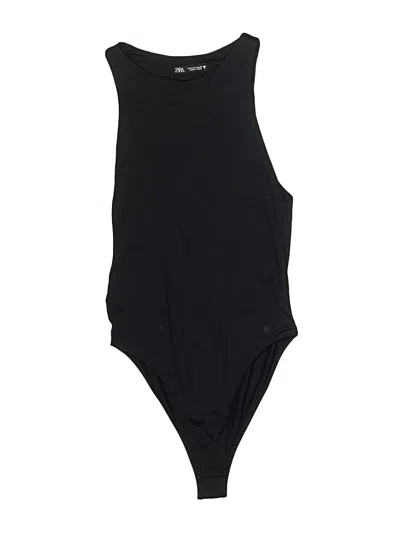 Pre-owned Zara Bodysuit In Black