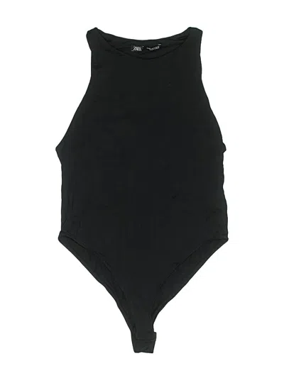 Pre-owned Zara Bodysuit In Black