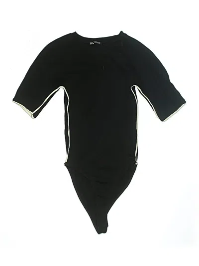 Pre-owned Zara Bodysuit In Black