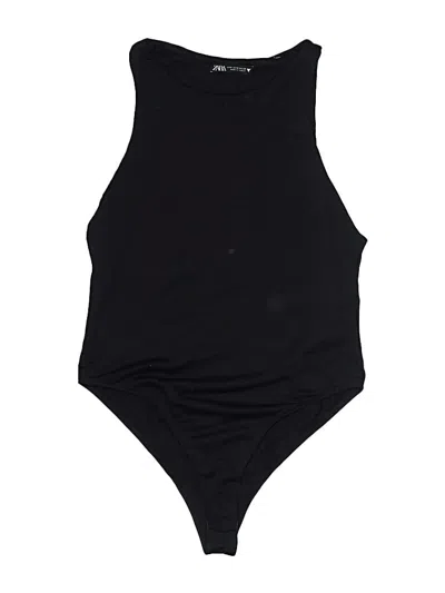 Pre-owned Zara Bodysuit In Black
