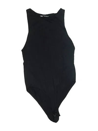 Pre-owned Zara Bodysuit In Black
