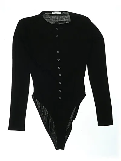 Pre-owned Zara Bodysuit In Black