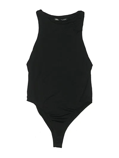 Pre-owned Zara Bodysuit In Black