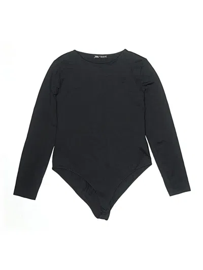 Pre-owned Zara Bodysuit In Black