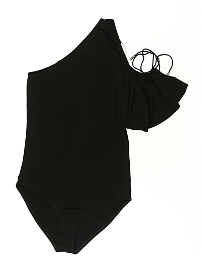 Pre-owned Zara Bodysuit In Black