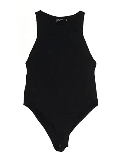 Pre-owned Zara Bodysuit In Black