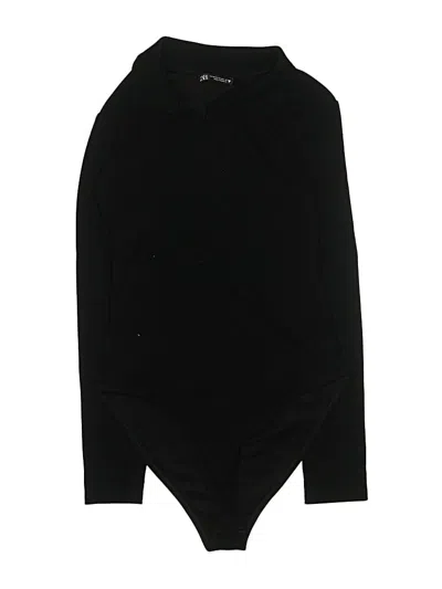 Pre-owned Zara Bodysuit In Black