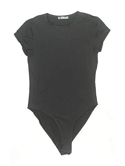 Pre-owned Zara Bodysuit In Black
