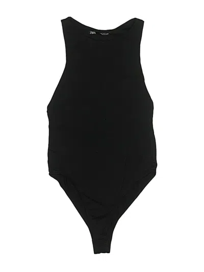 Pre-owned Zara Bodysuit In Black