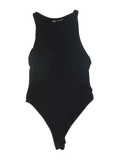 Pre-owned Zara Bodysuit In Black