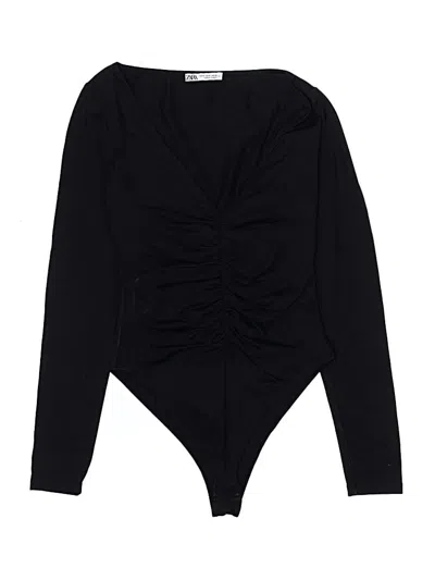 Pre-owned Zara Bodysuit In Black