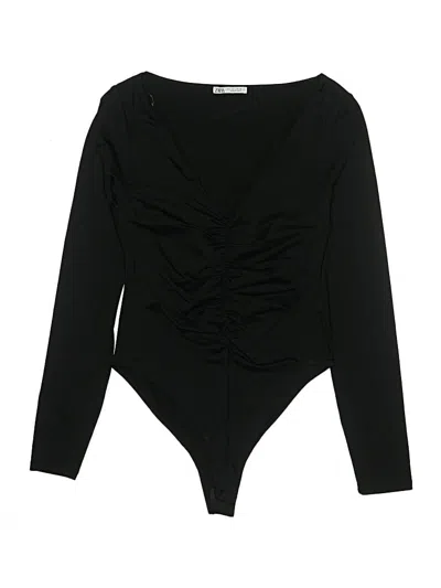 Pre-owned Zara Bodysuit In Black