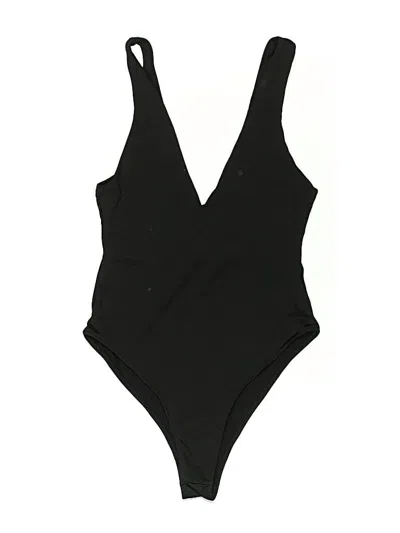Pre-owned Zara Bodysuit In Black