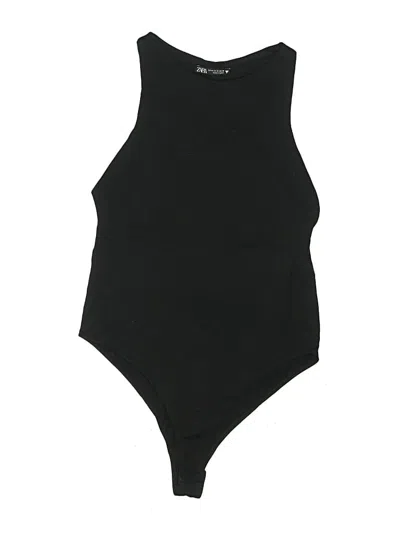 Pre-owned Zara Bodysuit In Black