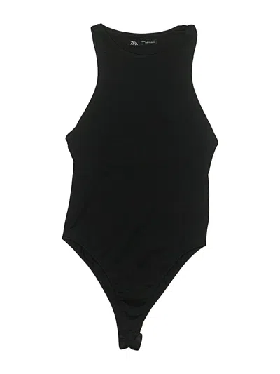 Pre-owned Zara Bodysuit In Black