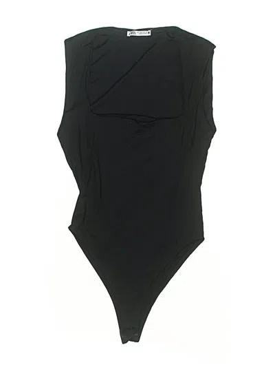 Pre-owned Zara Bodysuit In Black