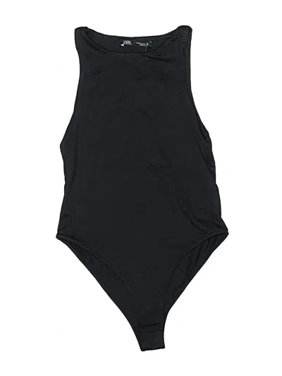 Pre-owned Zara Bodysuit In Black