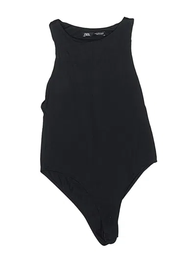 Pre-owned Zara Bodysuit In Black