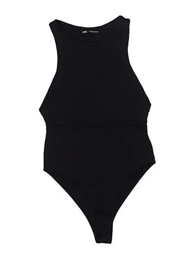 Pre-owned Zara Bodysuit In Black
