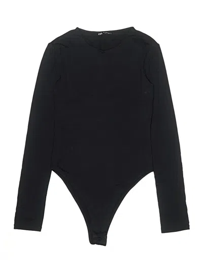 Pre-owned Zara Bodysuit In Black