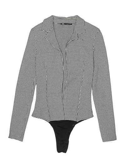 Pre-owned Zara Bodysuit In Black