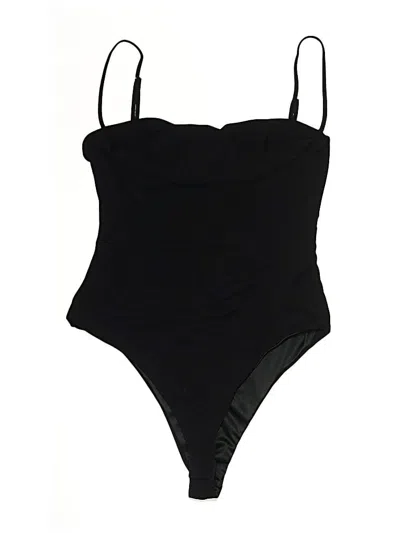 Pre-owned Zara Bodysuit In Black