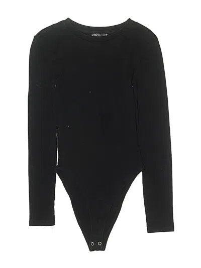 Pre-owned Zara Bodysuit In Black