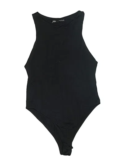 Pre-owned Zara Bodysuit In Black