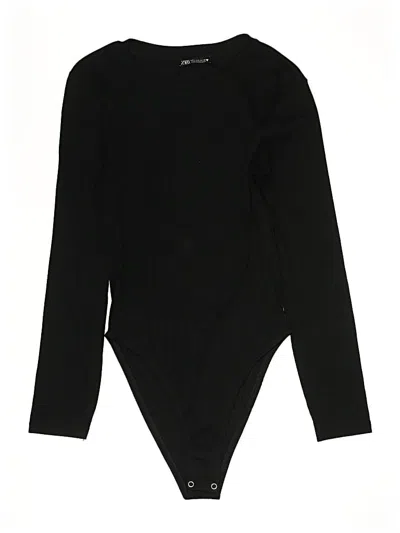 Pre-owned Zara Bodysuit In Black