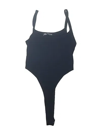 Pre-owned Zara Bodysuit In Black