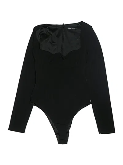 Pre-owned Zara Bodysuit In Black
