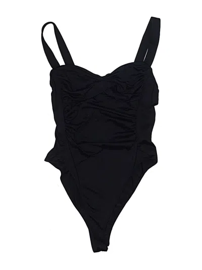 Pre-owned Zara Bodysuit In Black