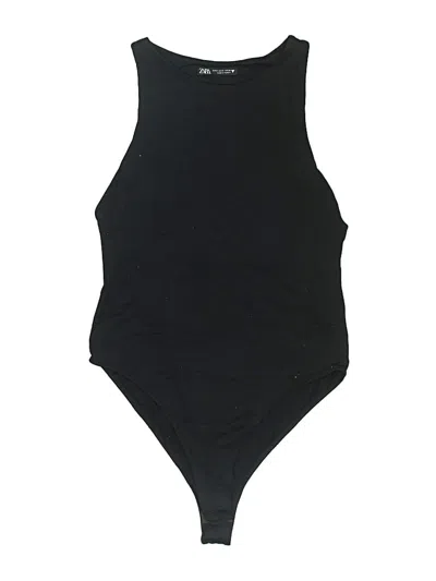 Pre-owned Zara Bodysuit In Black