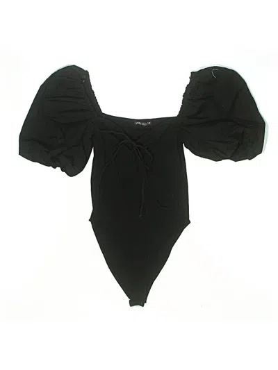 Pre-owned Zara Bodysuit In Black