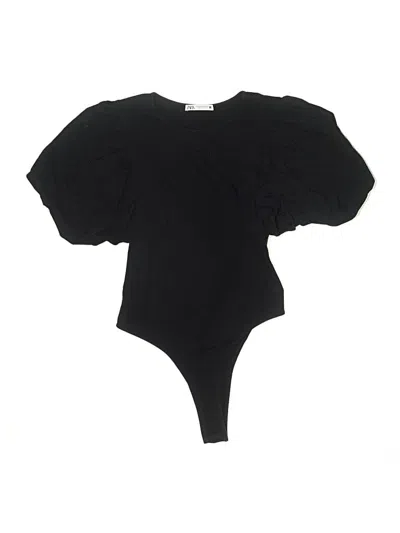 Pre-owned Zara Bodysuit In Black