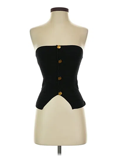 Pre-owned Zara Bodysuit In Black