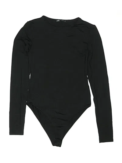 Pre-owned Zara Bodysuit In Black