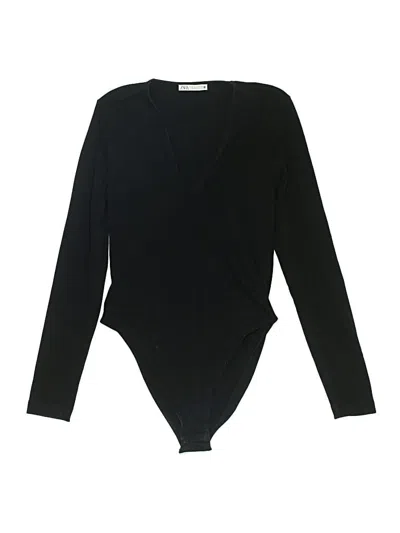 Pre-owned Zara Bodysuit In Black