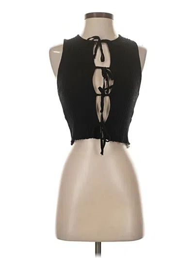 Pre-owned Zara Bodysuit In Black
