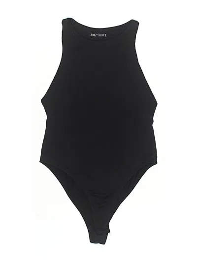 Pre-owned Zara Bodysuit In Black