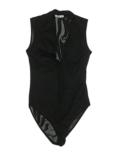 Pre-owned Zara Bodysuit In Black
