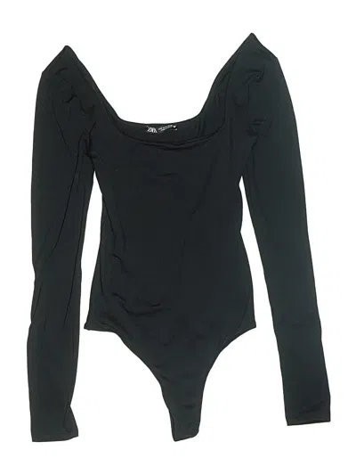 Pre-owned Zara Bodysuit In Black