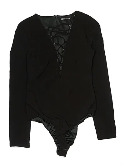 Pre-owned Zara Bodysuit In Black