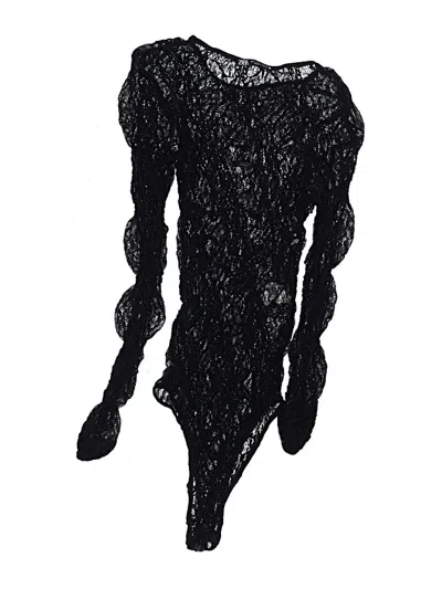 Pre-owned Zara Bodysuit In Black