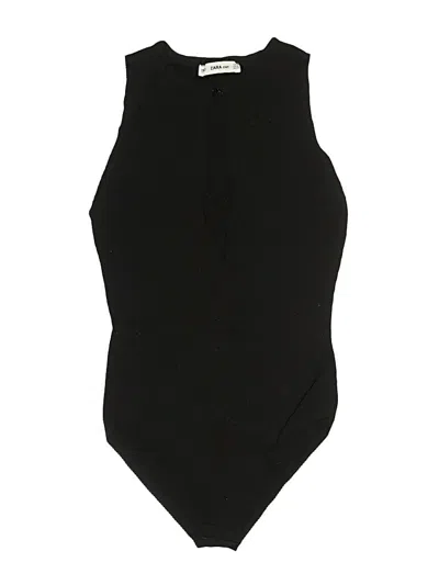 Pre-owned Zara Bodysuit In Black